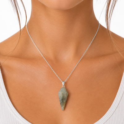 Labradorite Pendulum Necklace